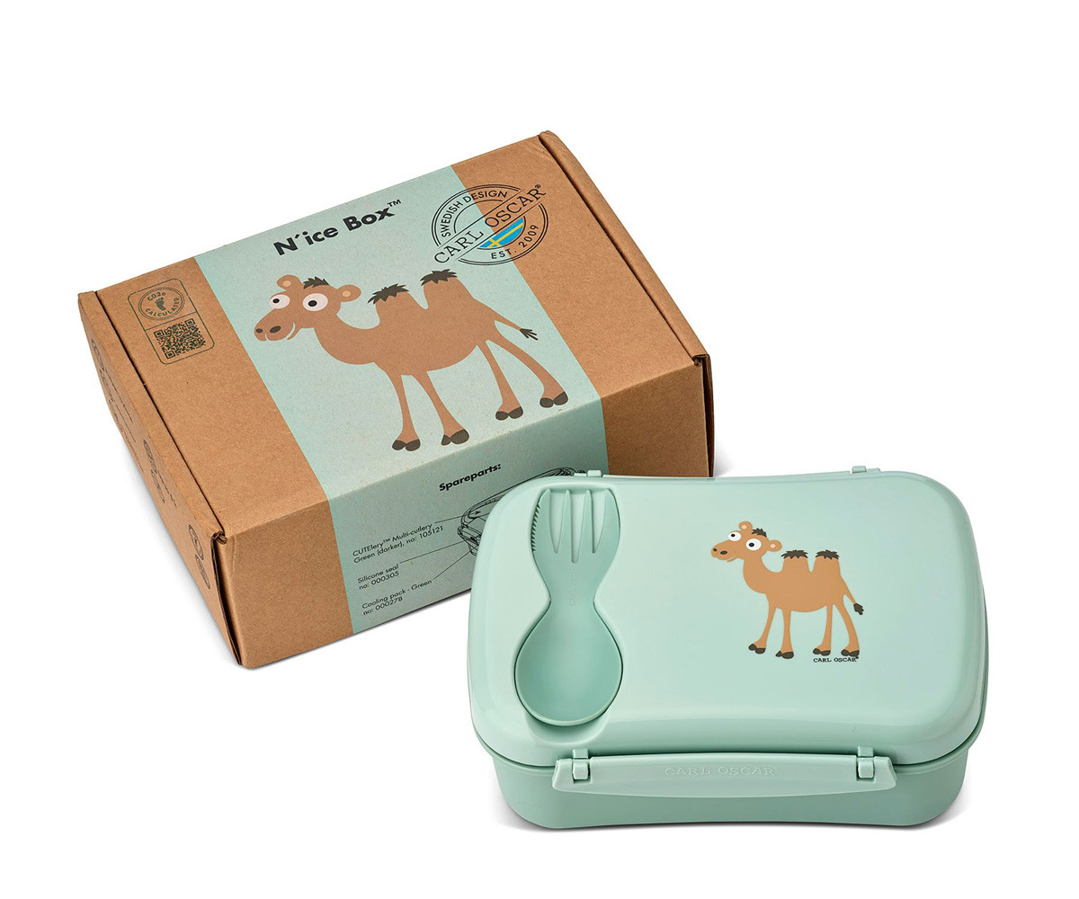 Caja de Almuerzo N'ice Box Green Camel