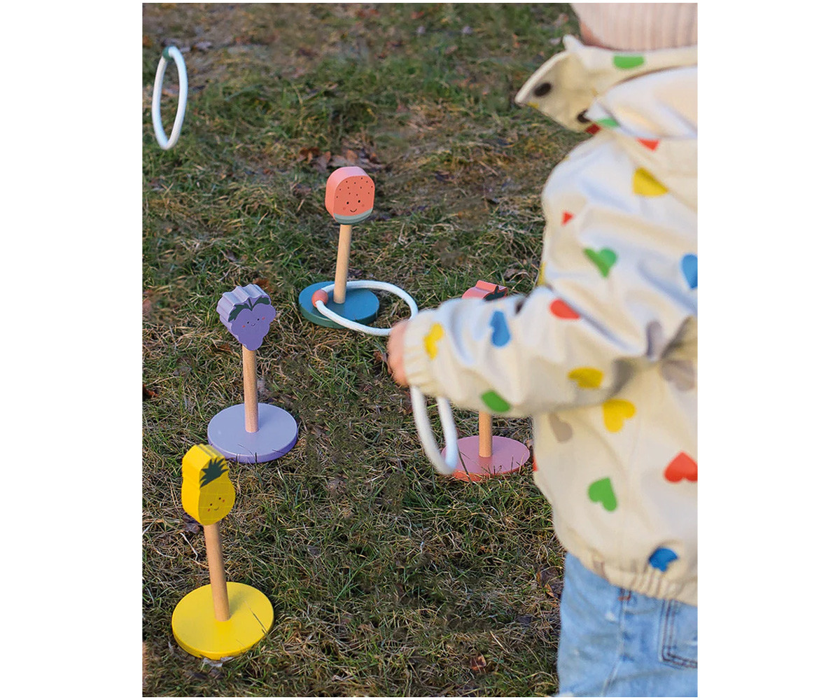 Juego Lanzamiento de Anillas Frutas