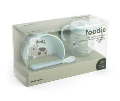 Set Primera Vajilla Foodie Tiny Farm Blue