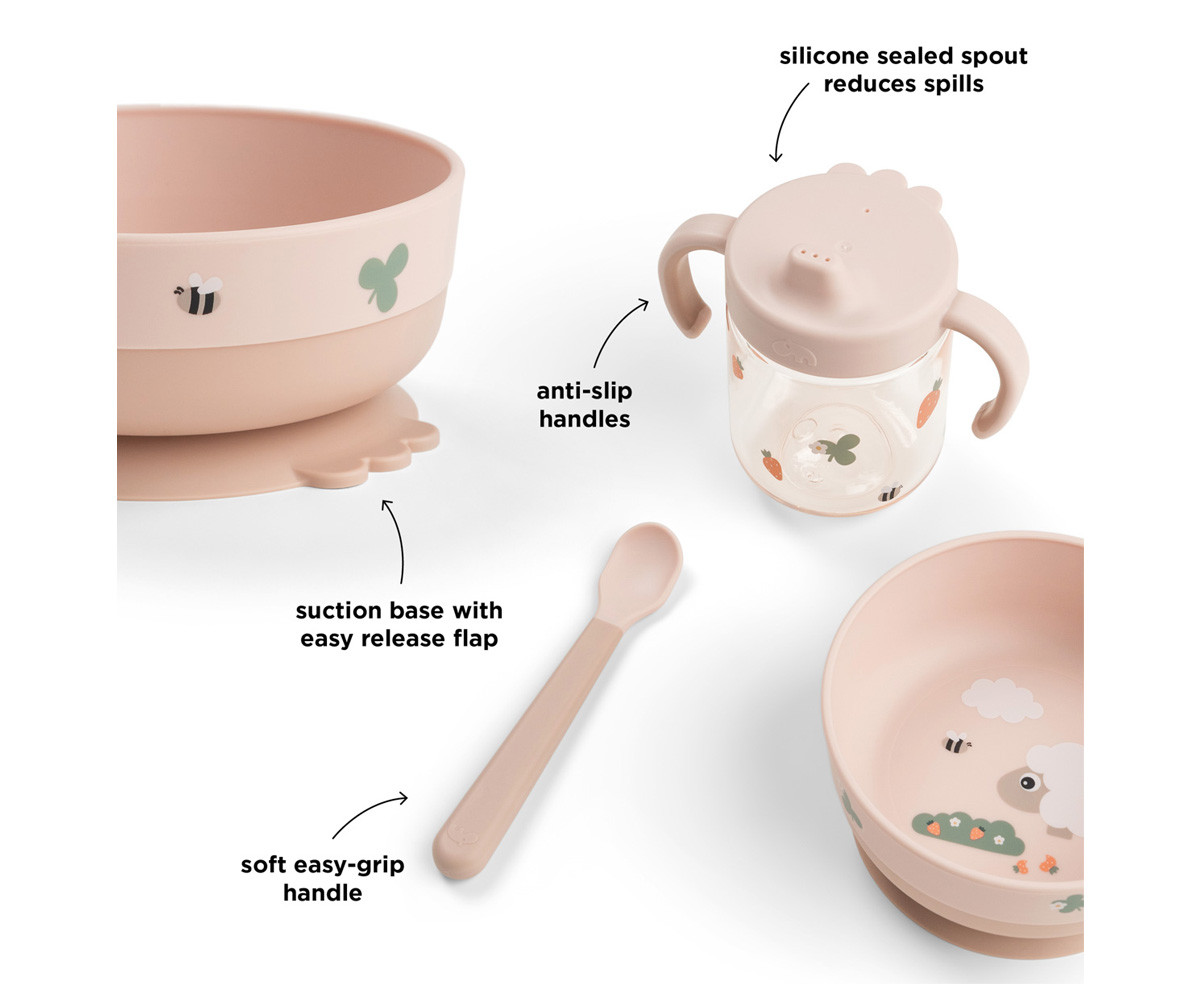 Set Primera Vajilla Foodie Tiny Farm Powder