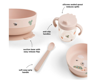Set Primera Vajilla Foodie Tiny Farm Powder