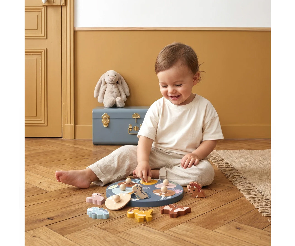 Puzzle Dino Surprise de Madera