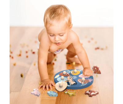 Puzzle Dino Surprise de Madera