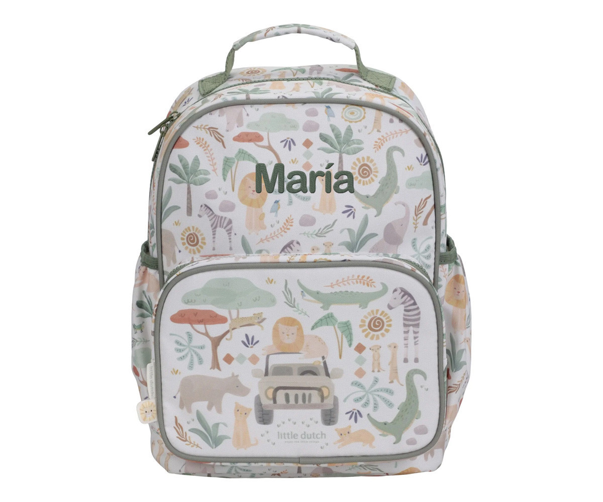 Mochila Mediana Safari Friends Personalizable