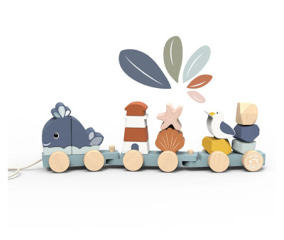 Tren de Madera Apilable Ocean Stacking