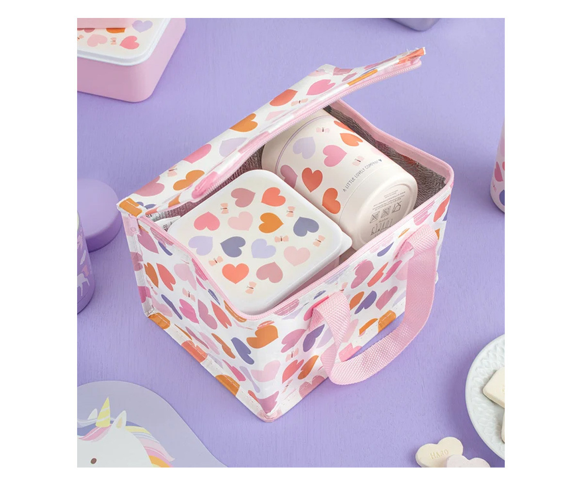 Bolsa Almuerzo Térmica Corazones Personalizable