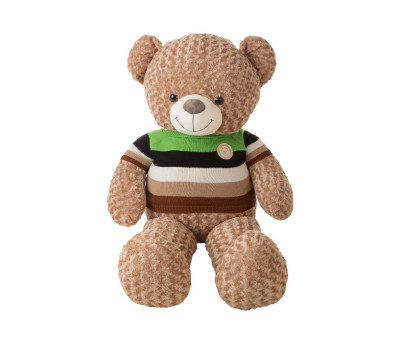 Peluche Oso Jersey Rayas 55cm