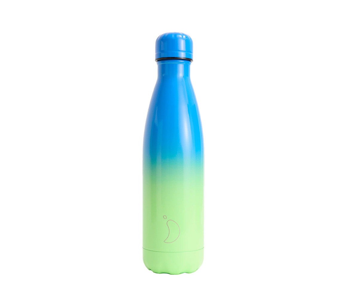 Botella Térmica Gloss Neon Blue 500 ml