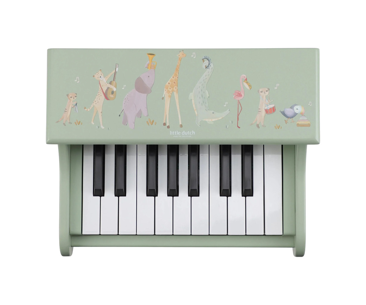 Piano de Madera Verde FSC Safari Friends