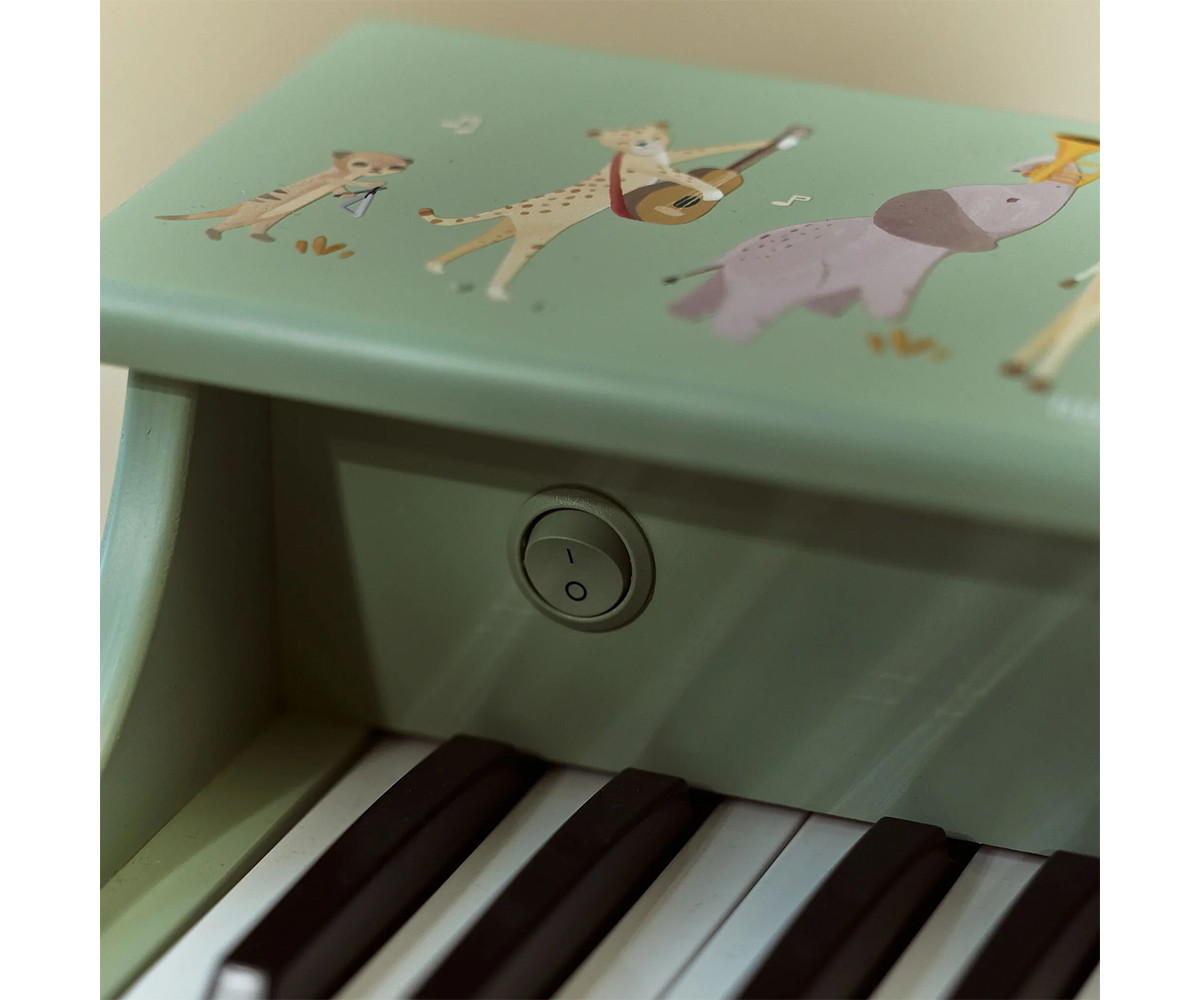 Piano de Madera Verde FSC Safari Friends