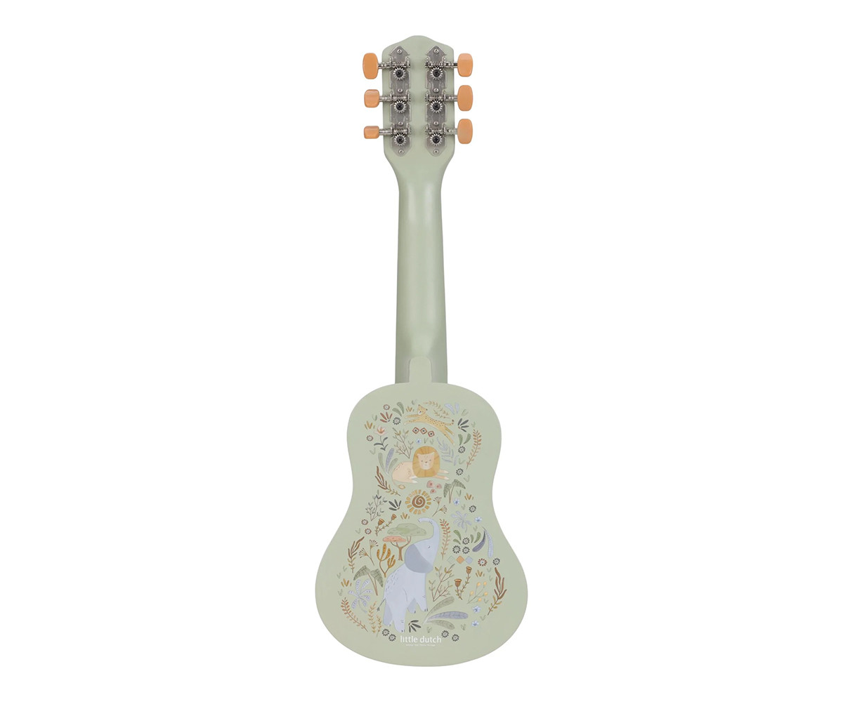 Guitarra de Madera Verde FSC Safari Friends