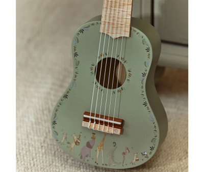 Guitarra de Madera Verde FSC Safari Friends