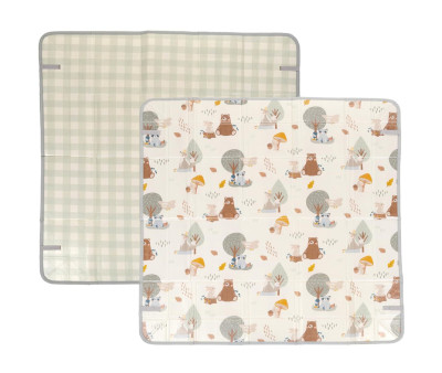 Alfombra de Juegos Plegable Soft Foam Woodland & Gingham