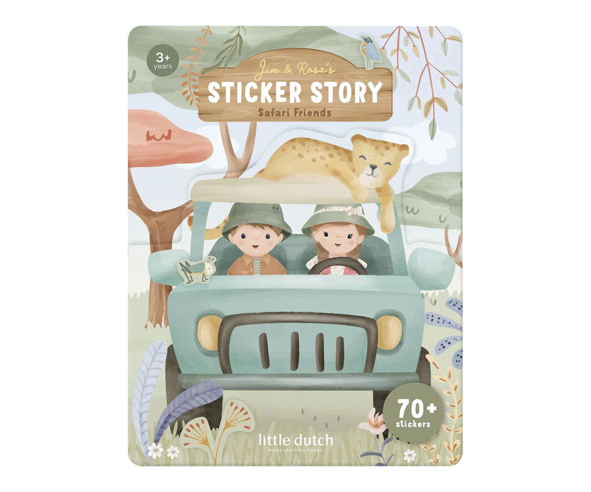 Libro de Pegatinas Safari Friends