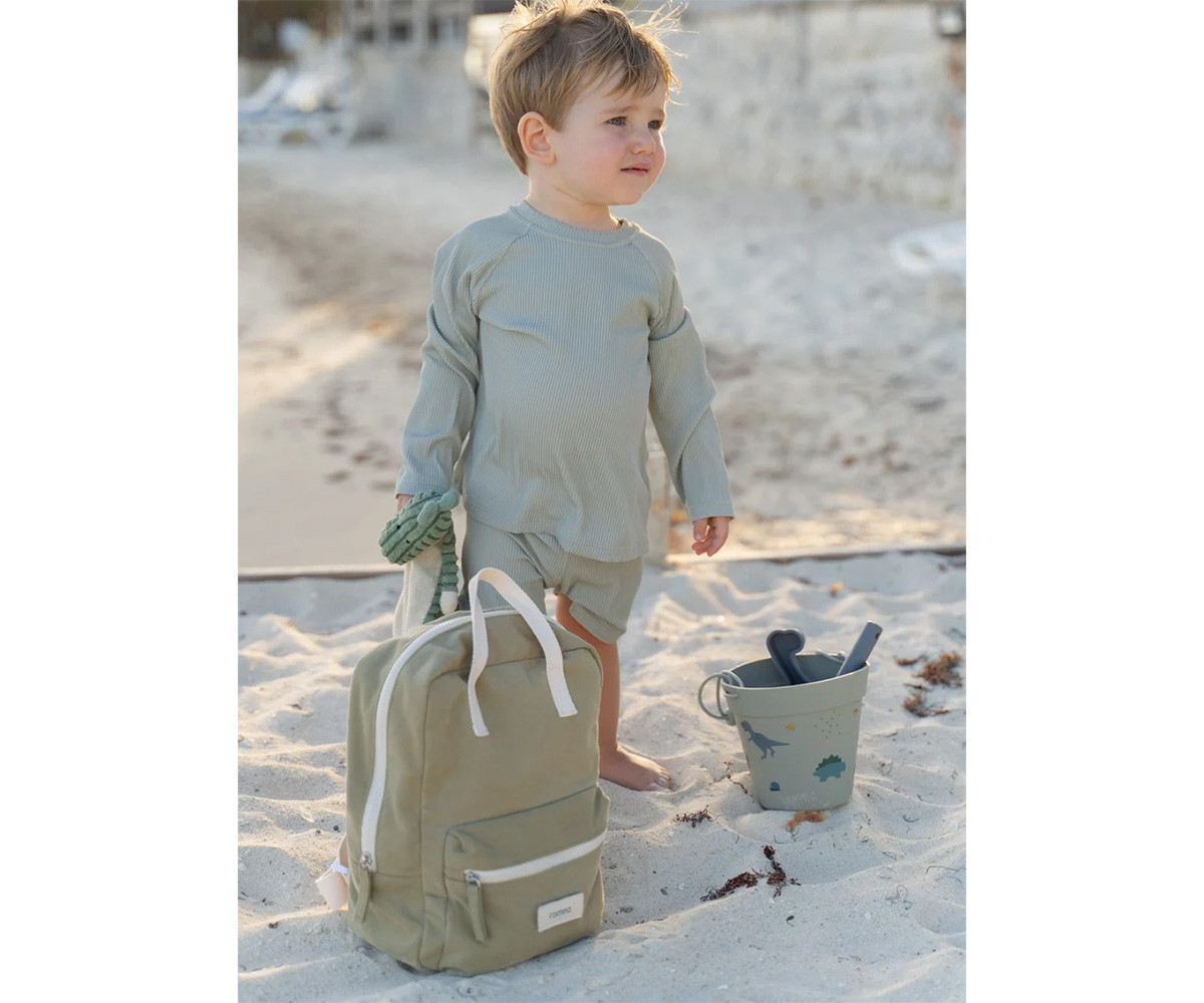 Mochila Infantil Andrea Kaki Personalizable