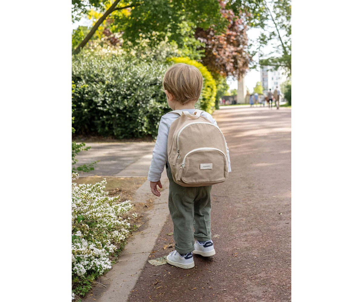 Mochila Infantil Romane Taupe Personalizable