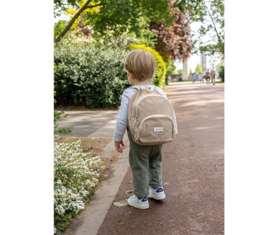 Mochila Infantil Romane Taupe Personalizable