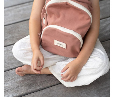 Mochila Infantil Romane Rose Poudré Personalizable