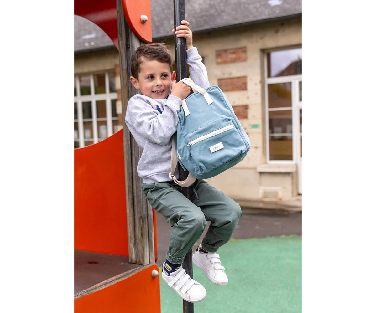 Mochila infantil personalizável Andrea Blue