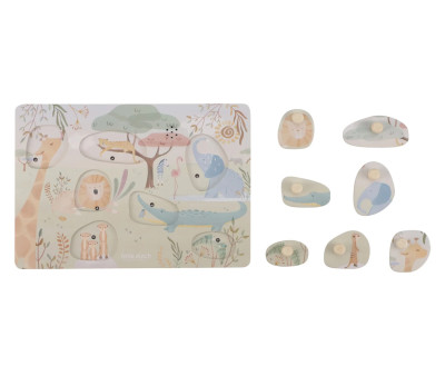 Puzzle de Madera con Sonido Safari Friends