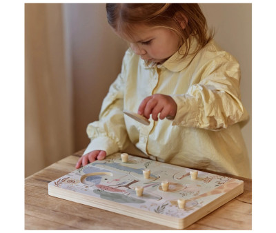 Puzzle de Madera con Sonido Safari Friends