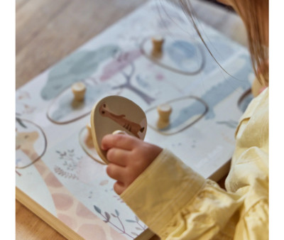 Puzzle de Madera con Sonido Safari Friends