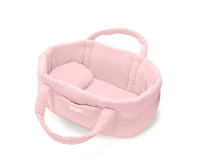 Cesta e Cuscino Bambole Minikane Coton Fraise