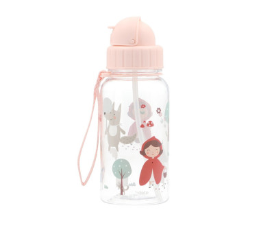 M2 Borraccia Plastica Little Red Personalizzabile