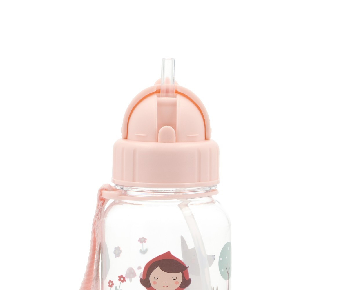 M2 Borraccia Plastica Little Red Personalizzabile
