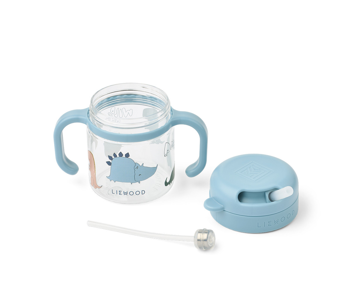 Bicchiere Tritan con cannuccia Kai 350ml
