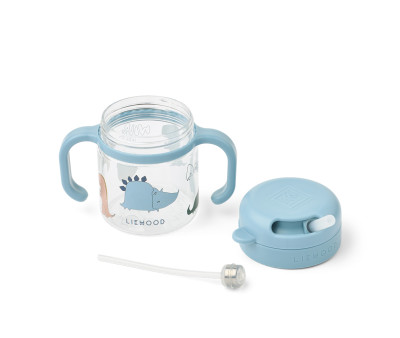 Bicchiere Tritan con cannuccia Kai 350ml