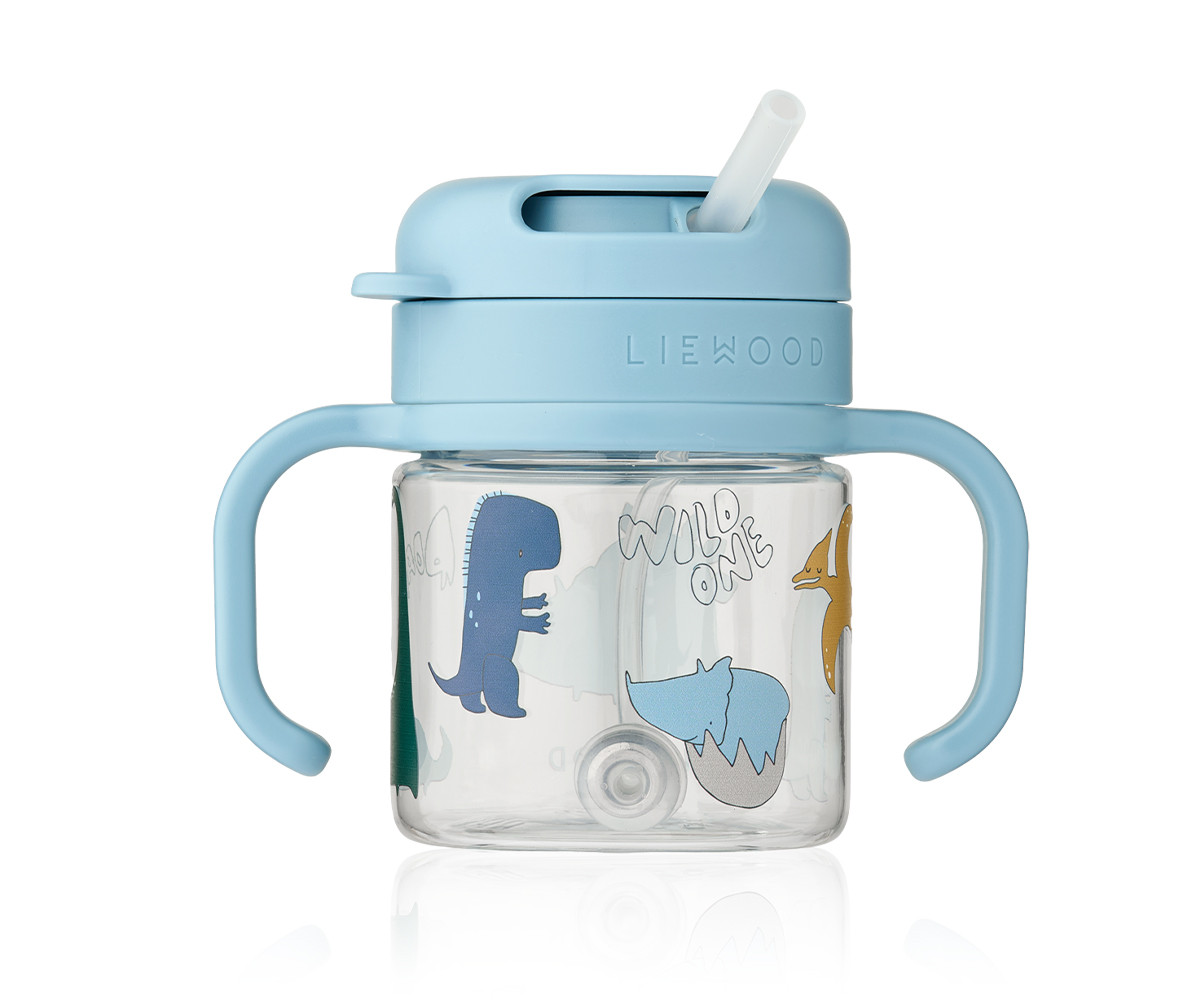 Bicchiere Tritan con cannuccia Kai 350ml