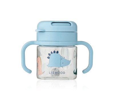 Bicchiere Tritan con cannuccia Kai 350ml