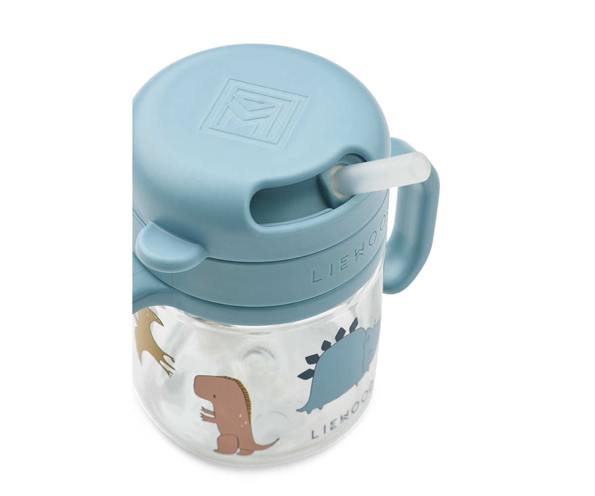 Bicchiere Tritan con cannuccia Kai 350ml