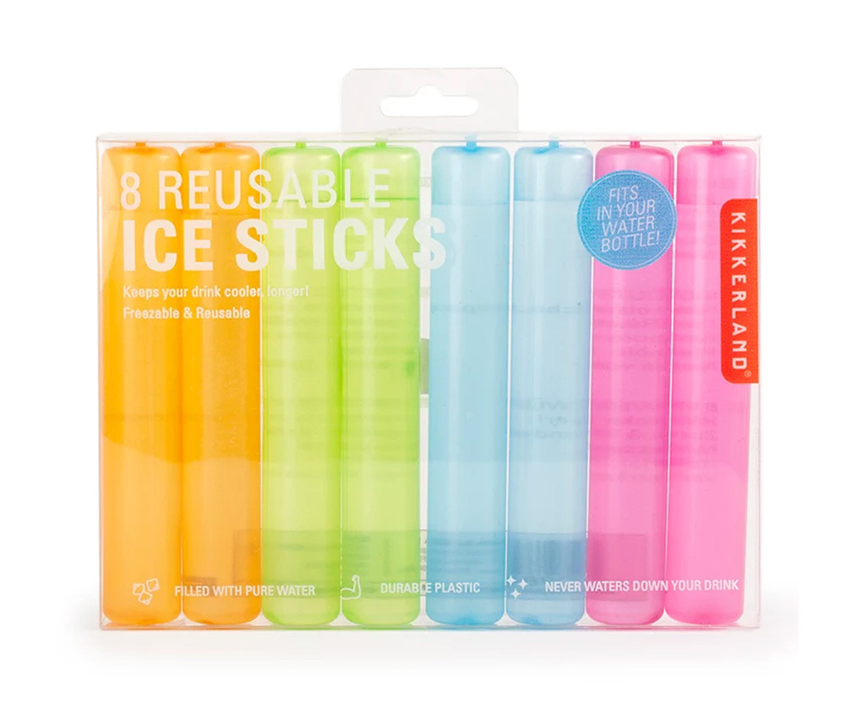 8 Palitos de Hielo Reutilizables Colour Mix