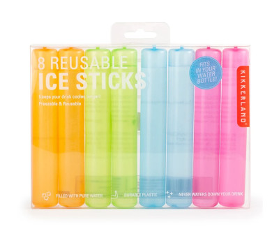 8 Palitos de Hielo Reutilizables Colour Mix