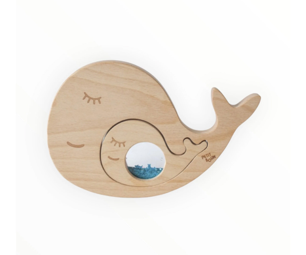 Puzzle Sensorial Whale and Baby