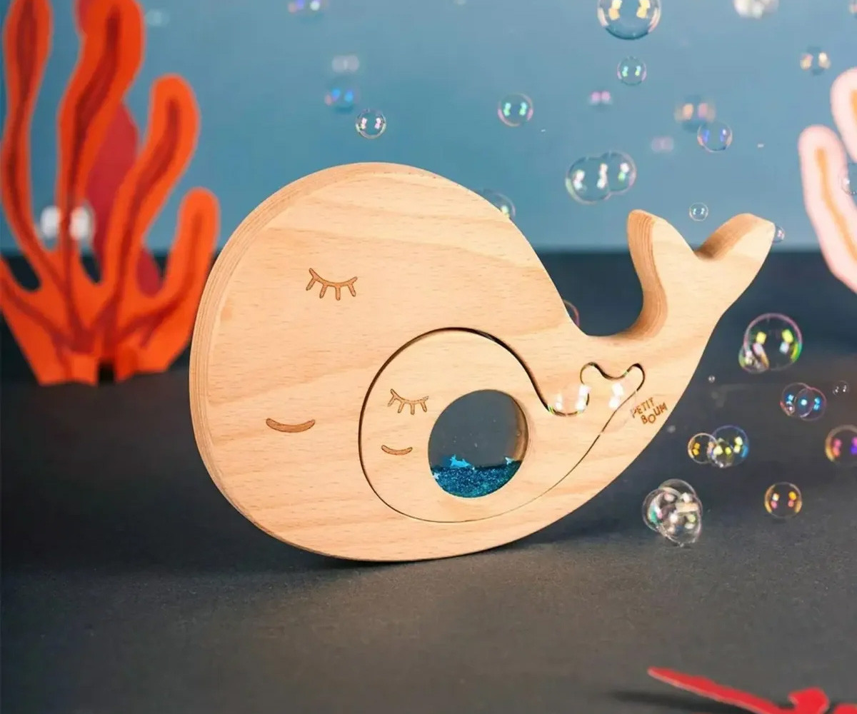 Puzzle Sensorial Whale and Baby