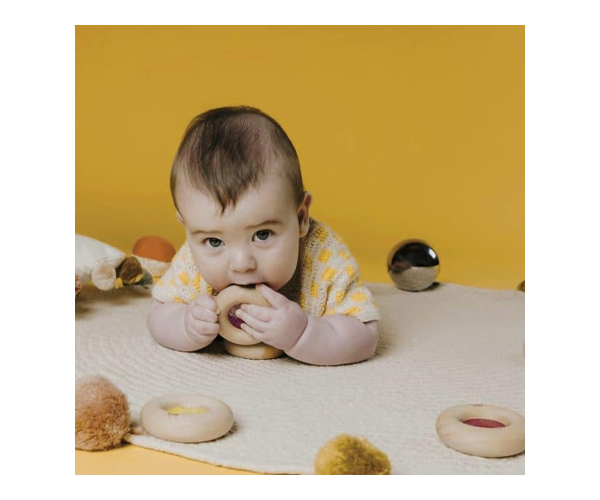 Sonajero Calm Donut Sensorial Pink