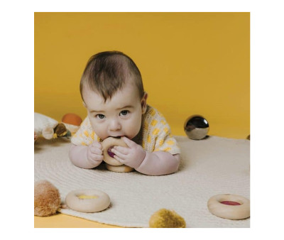 Sonajero Calm Donut Sensorial Pink