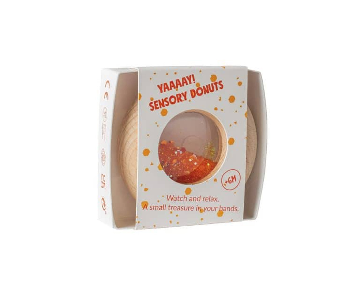 Sonajero Calm Donut Sensorial Orange