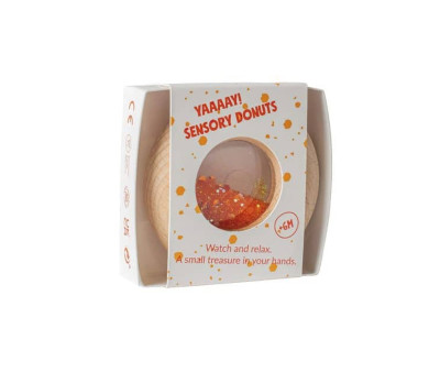 Sonajero Calm Donut Sensorial Orange