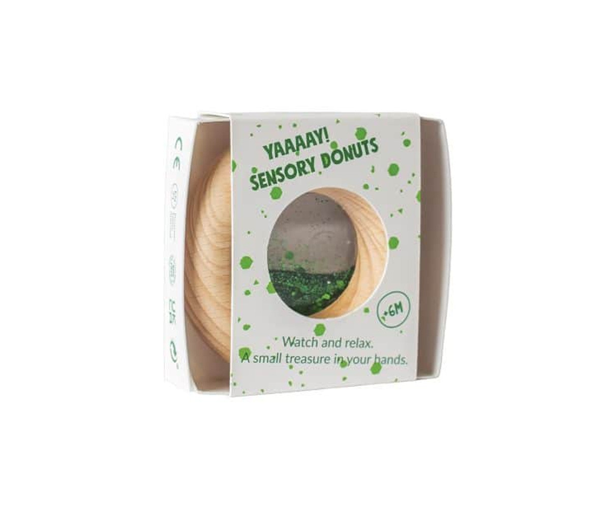 Sonajero Calm Donut Sensorial Green