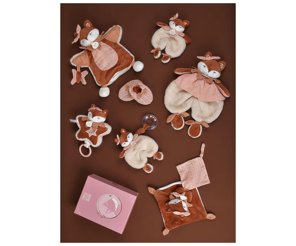 Caja de Nacimiento Mina Zorro con Doudou y Zapatitos