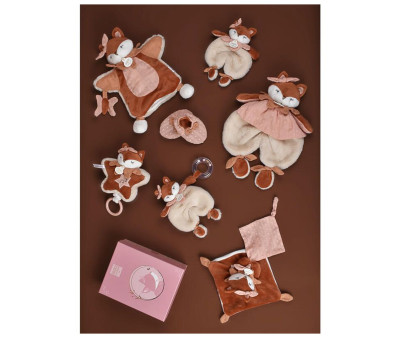 Caja de Nacimiento Mina Zorro con Doudou y Zapatitos