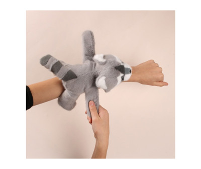 Peluche Pulsera Slap Mapache 25 cm