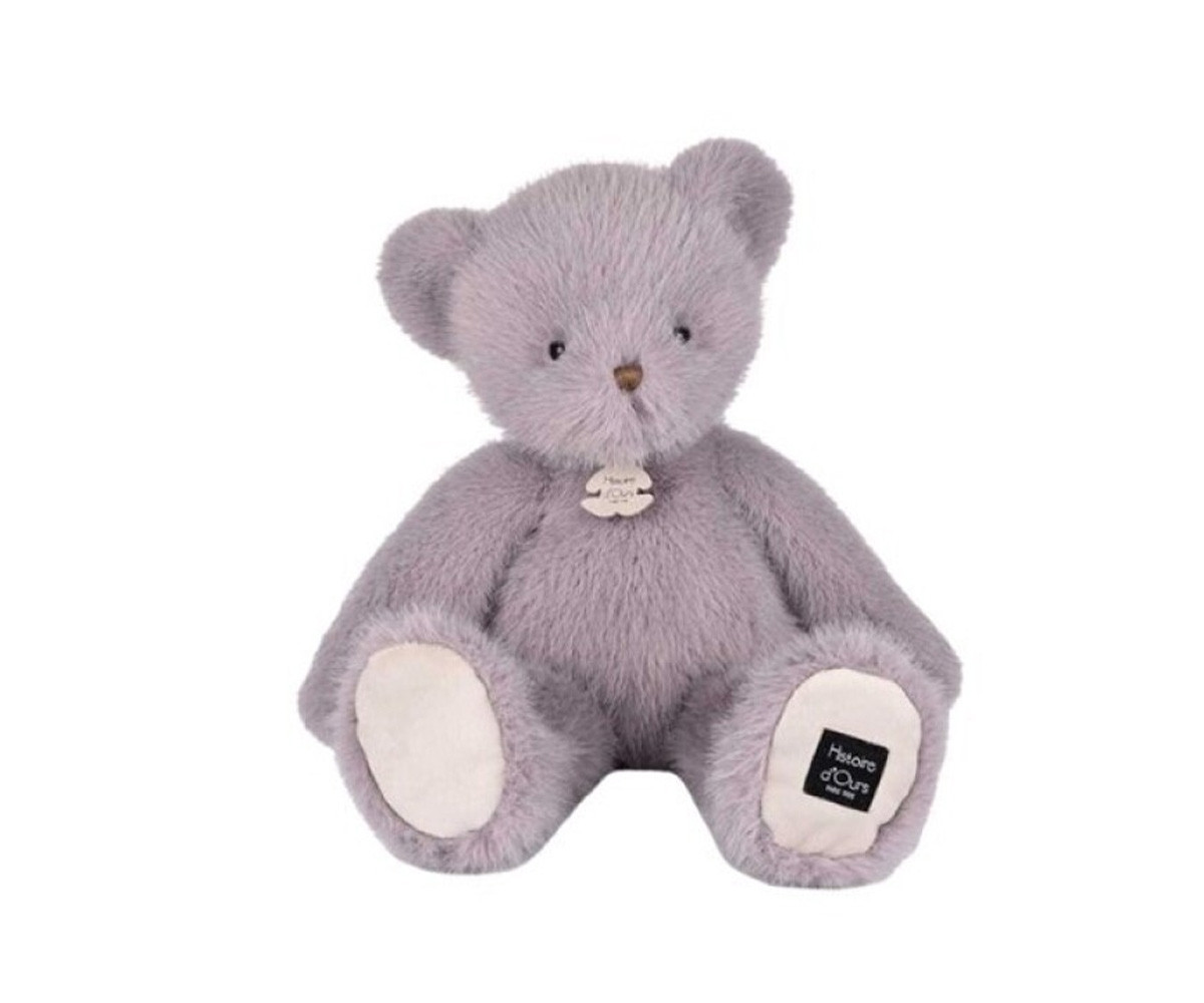 Peluche Oso Clementin Gris Lavanda 38cm
