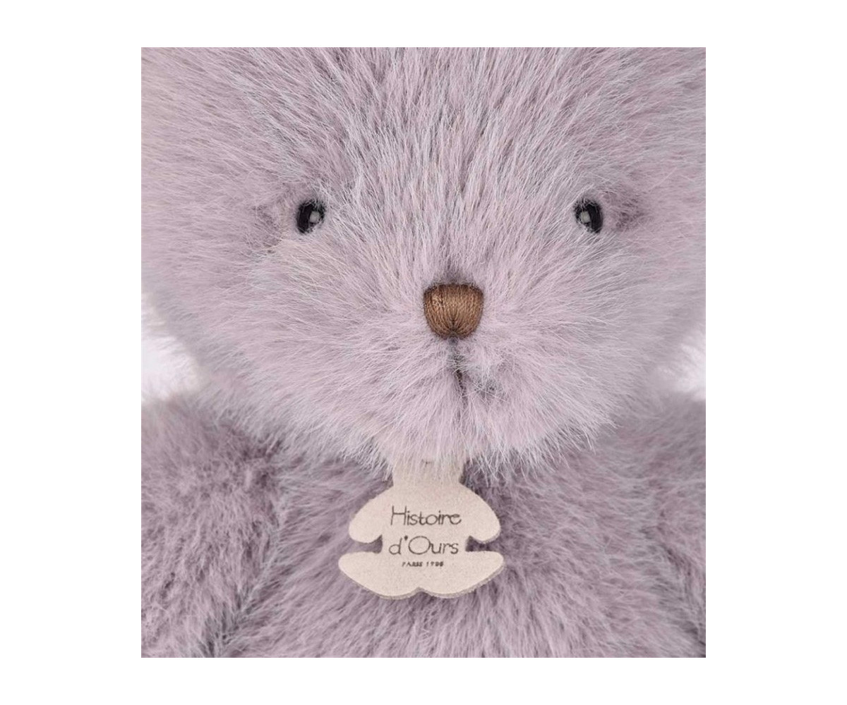 Peluche Oso Clementin Gris Lavanda 38cm