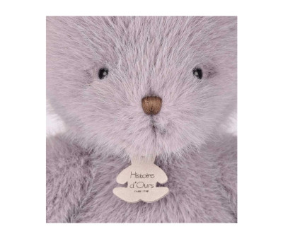 Peluche Oso Clementin Gris Lavanda 38cm