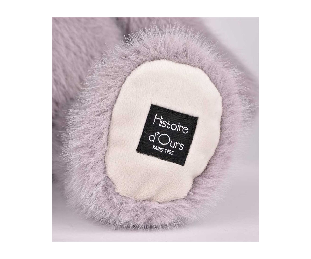 Peluche Oso Clementin Gris Lavanda 38cm